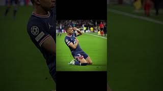 Mbappe knee slide🥶❤️‍🩹shorts viralvideo football funny edit hearttoheart [upl. by Antipus28]