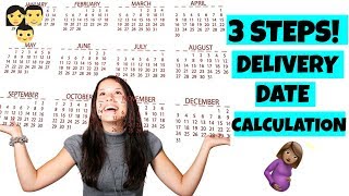 Pregnancy due date calculation  Delivery date calculator  How to calculate expected delivery date [upl. by Ainaj]