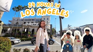 24 hours in LOS ANGELES  Visiting Family  Target shopping [upl. by Anitra]