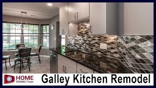 Galley Kitchen Remodel  Before amp After  Modern Design [upl. by Nikal638]