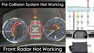 Toyota Pre Collision System Malfunction  How To Fix It  U0235 [upl. by Delp442]