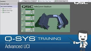 QSYS Control Overview  Advanced UCI Controls [upl. by Aihsema]