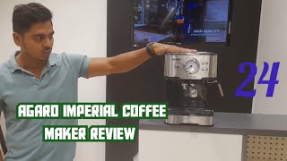 agaro imperial espresso coffee maker  how to use coffee maker  sanjibb kumaar halder  thank you [upl. by Mayyahk608]