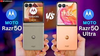 Motorola Razr 50 Vs Motorola Razr 50 Ultra  Full Comparison ⚡ Which one is Best [upl. by May]