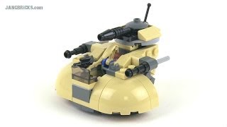 LEGO Star Wars Microfighters 75029 AAT droid tank review [upl. by Chak]