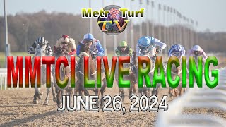 26 June 2024  Philippines Horse Racing Live  Metro Manila Turf Club Inc [upl. by Notfilc82]