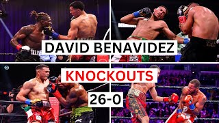 David Benavidez 260 All Knockouts amp Highlights [upl. by Dahlia]