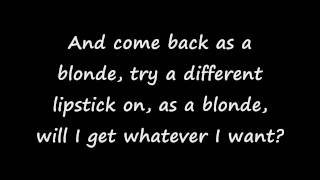 Fefe Dobson  quotAs a Blondequot Lyrics [upl. by Stilla]