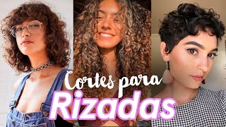 CORTES PARA CABELLO RIZADO 🌀 ¡LOS MEJORES [upl. by Tsai]