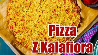 Pizza z KalafioraKetogeniczna nisko węglowodanowe wysoko tłuszczowobiałkowe danie [upl. by Nnylarat]