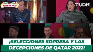 LOS MAESTROS Análisis de los FAVORITOS a 4tos de final y DECEPCIONES del mundial  TUDN [upl. by Patrice]