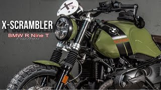 BMW R NineT Custom SCRAMBLER by VTR Customs [upl. by Xuerd]