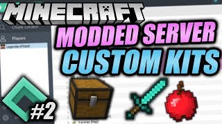 Adding Custom Kits To Your Modded Minecraft Server  Universal Minecraft Editor Modded Server 2 [upl. by Douglas498]