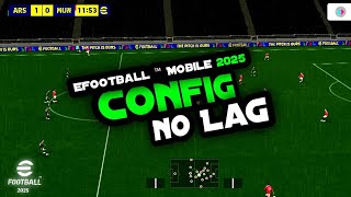 Efootball Mobile 2025 Config  No Lag No Crowd in Efootball [upl. by Ydieh849]