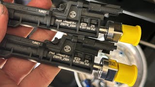 Fuel Injector Replacement EU6 Bmw M5 F10 [upl. by Ohare871]