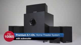 Monoprice Premium 51 Surround Sound Home Theater with Subwoofer [upl. by Eleda]