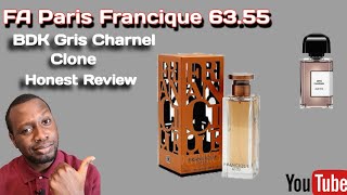 🚨 FA Paris Francique 6355 BDK Gris Charnel Clone From Fragrance World🚨 [upl. by Marven]