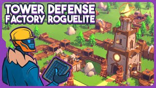 Tower Defense Factory Builder Roguelite  Tower Factory [upl. by Herzberg]