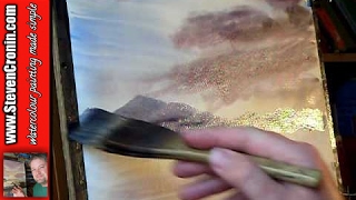 How to Complete a Watercolour Landscape Painting in Just 10 Minutes [upl. by Nollek]