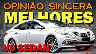 Carros grandes para família melhores sedans com motor V6 Luxo barato muito conforto e potência [upl. by Ojimmas]