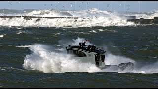 Rafnar 1100 RIB test drive in rough conditions [upl. by Refotsirk]