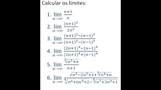 Limites de Sucessões Aula 1 [upl. by Friend]