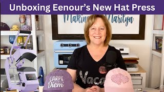 Unboxing and Trying an Eenour Hat Press Machine [upl. by Strenta681]