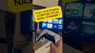 PLAY STATİONDA ÜCRETSİZ OYUN NASIL OYNANIR playstation ps5 videogames [upl. by Cati]