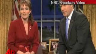 Will Ferrells Bush Meets Feys Palin on SNL [upl. by Osber]