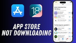 Fix App Store Not Downloading Apps on iPhone XXS111213141516  Quick Solution [upl. by Aielam]