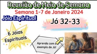 Reunião de Meio de Semana Jóia Espiritual Semana 17 de Dezembro 2024 JW Brasil [upl. by Heimlich]