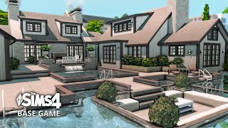 5 bedroom family home  BASE GAME  The Sims 4 Stop motion build  No CC [upl. by Flam]