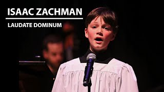 Laudate Dominum  Mozart  Isaac Zachman boy soprano 12 years [upl. by Yliram]