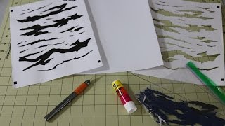 How To Make Custom Stencils For Painting Your Rifle Or Pistol [upl. by Yatnoj]