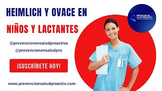 ✅🩺Maniobra de HEIMLICH y OVACE en Niños y Lactantes🤱🏻 [upl. by Milicent]