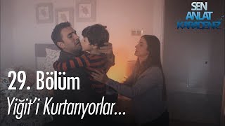 Yiğiti kurtarıyorlar  Sen Anlat Karadeniz 29 Bölüm [upl. by Dovev]