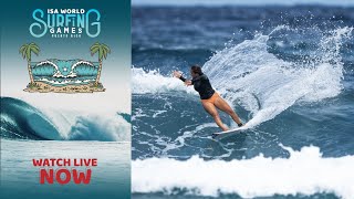 WEBCAST  Competition Day 1  2024 ISA World Surfing Games [upl. by Ikairik]