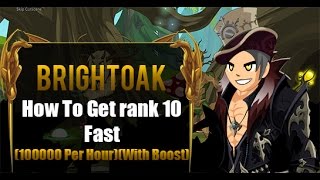 AQW How To get Rank 10 BrightOak Reputation Fast 10k Rep Per Hour [upl. by Ynnaj]