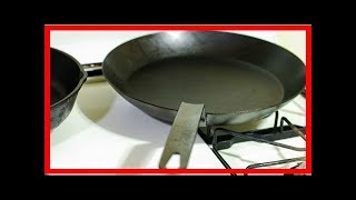 Season a carbon steel pan with oil and potato peels [upl. by Dagna102]