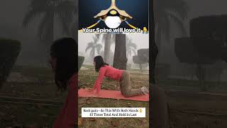 🕉😢Back pain Relief Exercises easy to do at Home backpain backpain yoga [upl. by Waldron445]