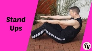 How To StandUps Tutorial Calisthenics Freeletics Crossfit [upl. by Erfert]