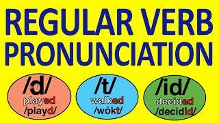 REGULAR VERBS PRONUNCIATION 23 06 2013 [upl. by Raman]