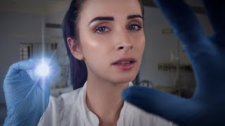 ASMR Cranial Nerve Exam Concussion Test 👩‍⚕️ Soft Spoken Roleplay  Doctor Check Up ASMR [upl. by Leahcam39]