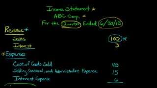 The Income Statement defined and explained [upl. by Ydasahc249]