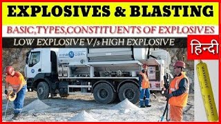 LECTURE 1 EXPLOSIVES HINDI  BASICS OF EXPLOSIVES HIGH EXPLOSIVES  LOW EXPLOSIVES [upl. by Rexfourd]