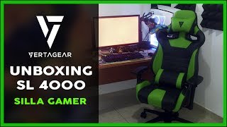 Unboxing de silla Gamer  Vertagear SL4000 [upl. by Eninotna]