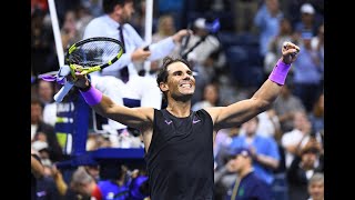 Rafael Nadal vs Matteo Berrettini  US Open 2019 Semifinal Highlights [upl. by Ydassac]