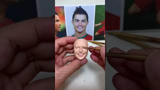 Clay Sculpture ：Sculpting Cristiano Ronaldo in Clay [upl. by Kemeny]