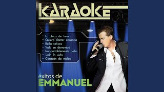 La Última Luna Karaoke Version Originally Performed By Emmanuel [upl. by Nylsej]