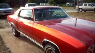 Kandy Paint Candy Paint 71 Chevy Monte Carlo Kandy Tangerine Pt 4 With Ghost Rallys [upl. by Cruickshank]